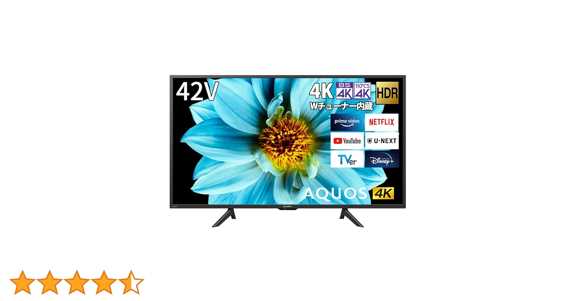 Amazon.co.jp: シャープ 42V型 液晶 テレビ AQUOS 4T-C42DJ1 4K